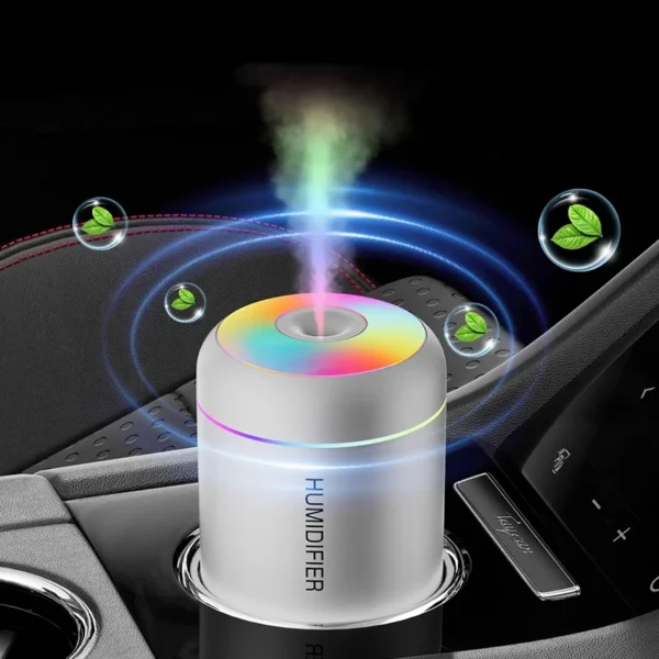 180ML Mini Air Humidifier USB Electric Aroma Diffuser Essential Oil Purifier Aromatherapy Mist Maker Lights For Car Home Bedroom - Image 2